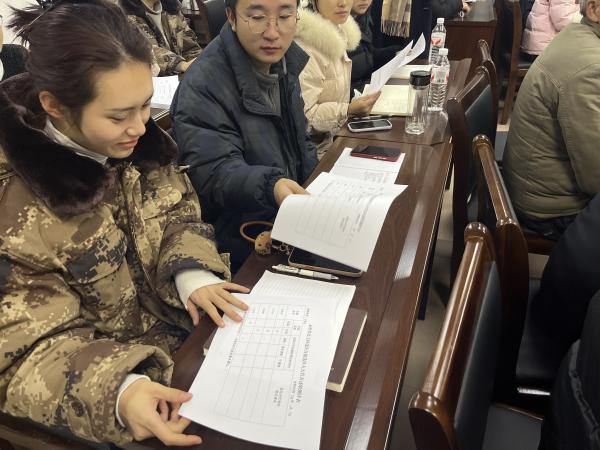 选民代表填写满意度